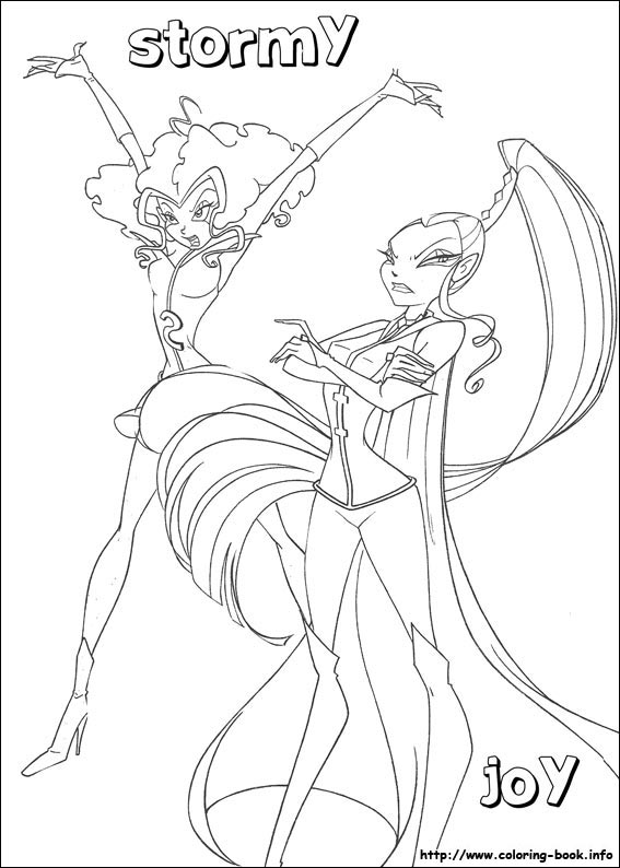 Winx Club coloring picture